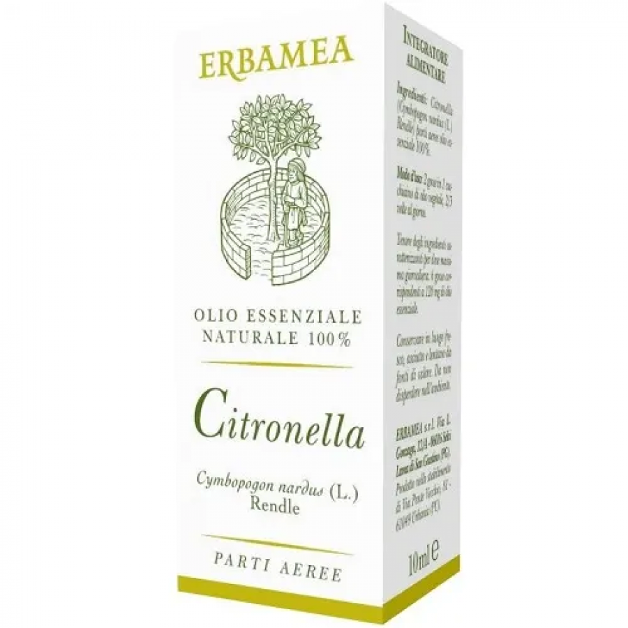 Citronella - Olio Essenziale 10 ml - MarcaXYZ - Repellente Naturale per Zanzare e Insetti