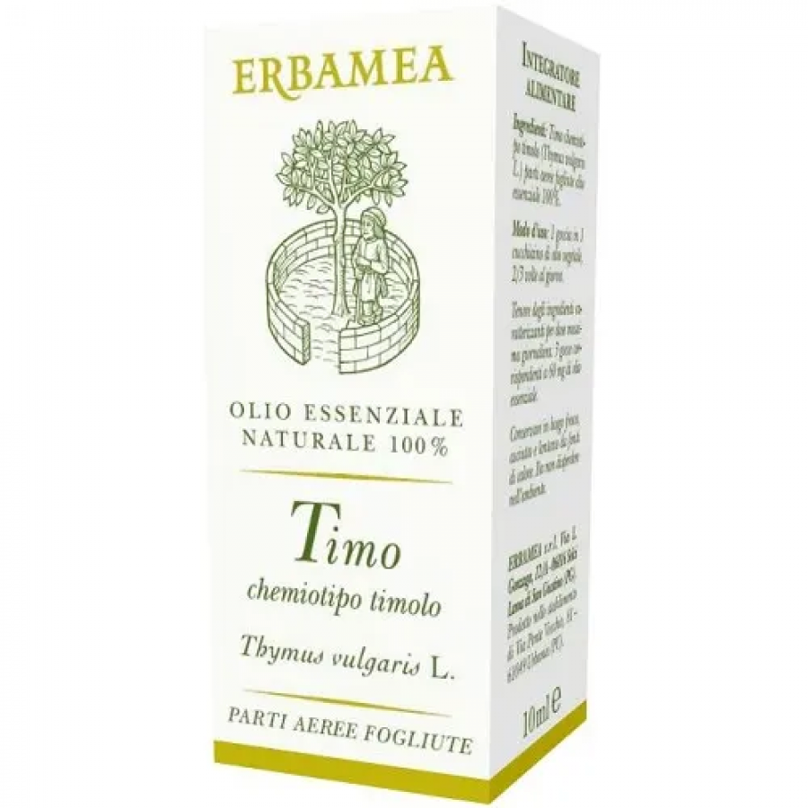 Timo Chemiotipo Timolo Erbamea 10ml - Olio Essenziale Naturale