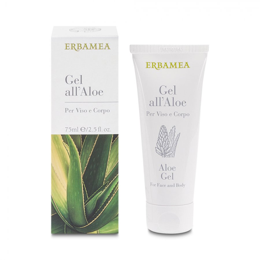 Erbamea - Gel Aloe 75ml per Idratazione e Cura della Pelle