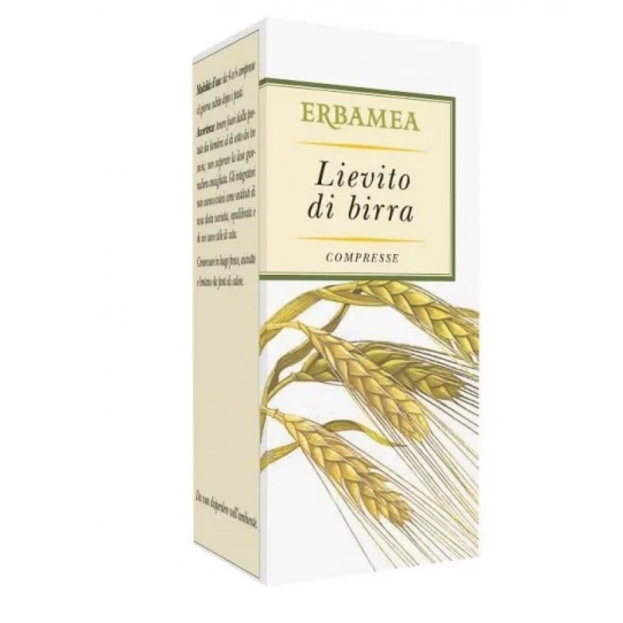 Erbamea Lievito di Birra 250 Compresse - Integratore per la Salute e la Bellezza dei Capelli, della Pelle e delle Unghie