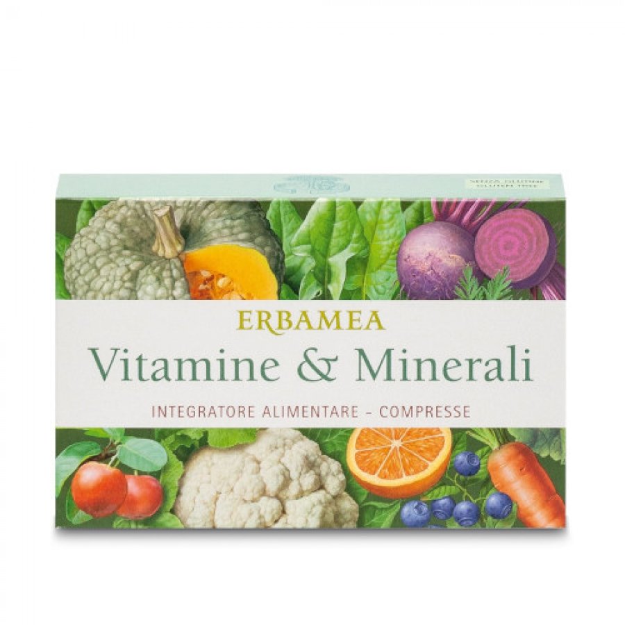 Vitamina & Minerali - Integratore Alimentare Energizzante e Ricostituente - 24 Compresse - VitaEnergi