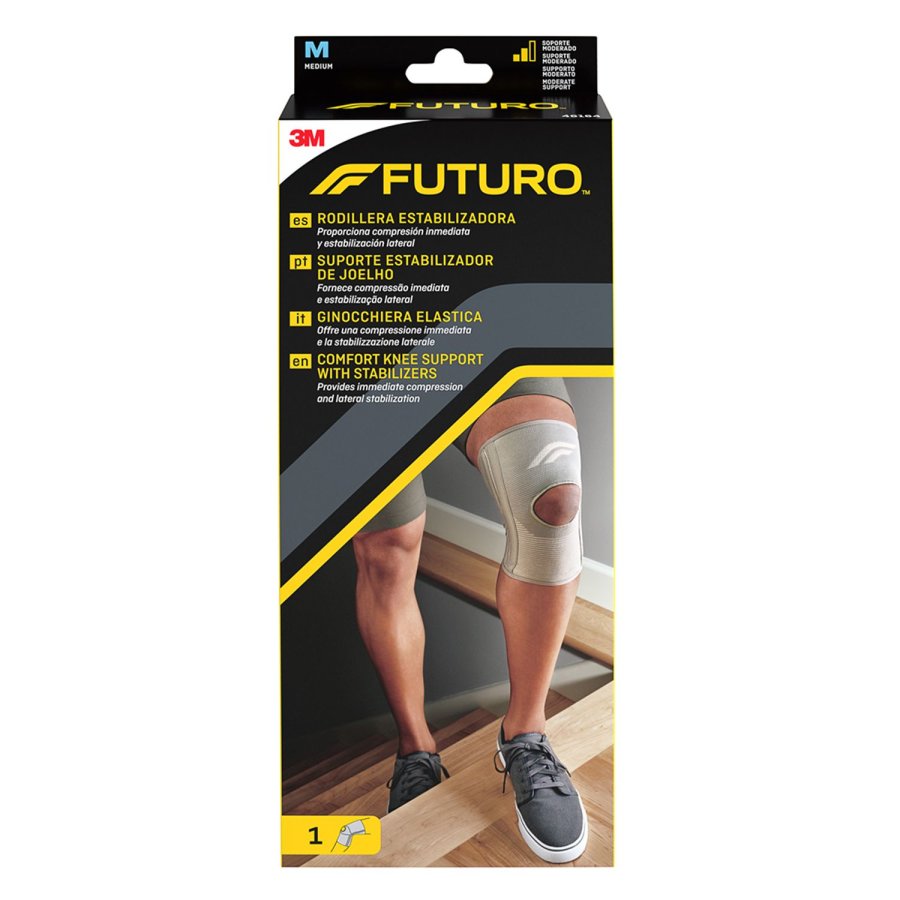 3M Futuro, Ginocchiera Elastica Taglia M, 1 Pezzo