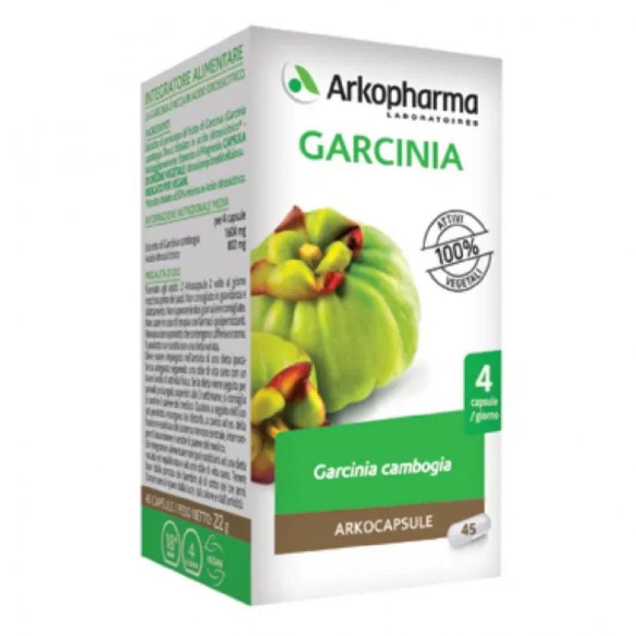 Arkopharma Garcinia Cambogia 45 Capsule - Integratore Alimentare per il Controllo del Peso