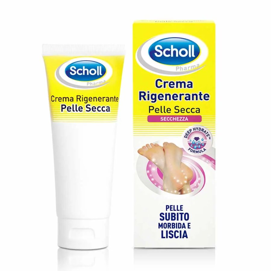 Scholl Crema Rigenerante Pelle Secca Piedi, 50 ml
