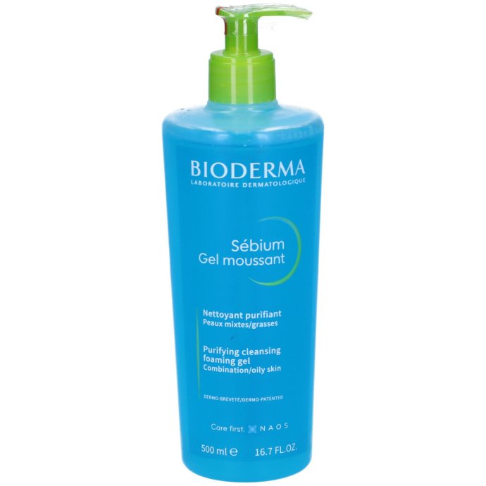 Bioderma Sebium Gel Moussant 500ml – Gel Detergente Purificante Pelle Grassa