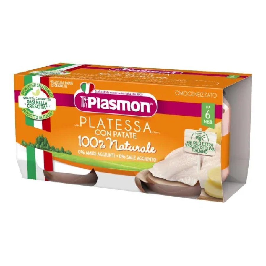 Plasmon Omogeneizzato Platessa, 2 x 80 g