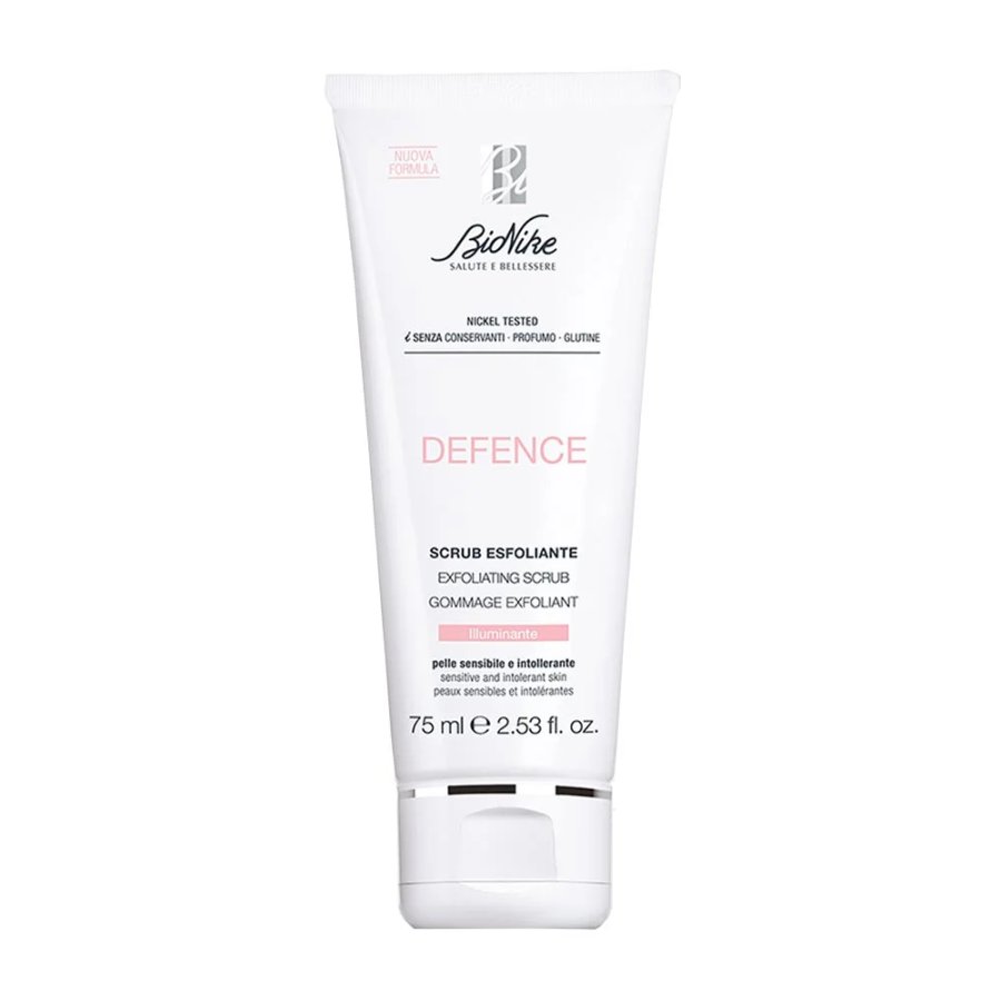 Bionike, Defence Scrub Esfoliante Illuminante Viso, 75 ml