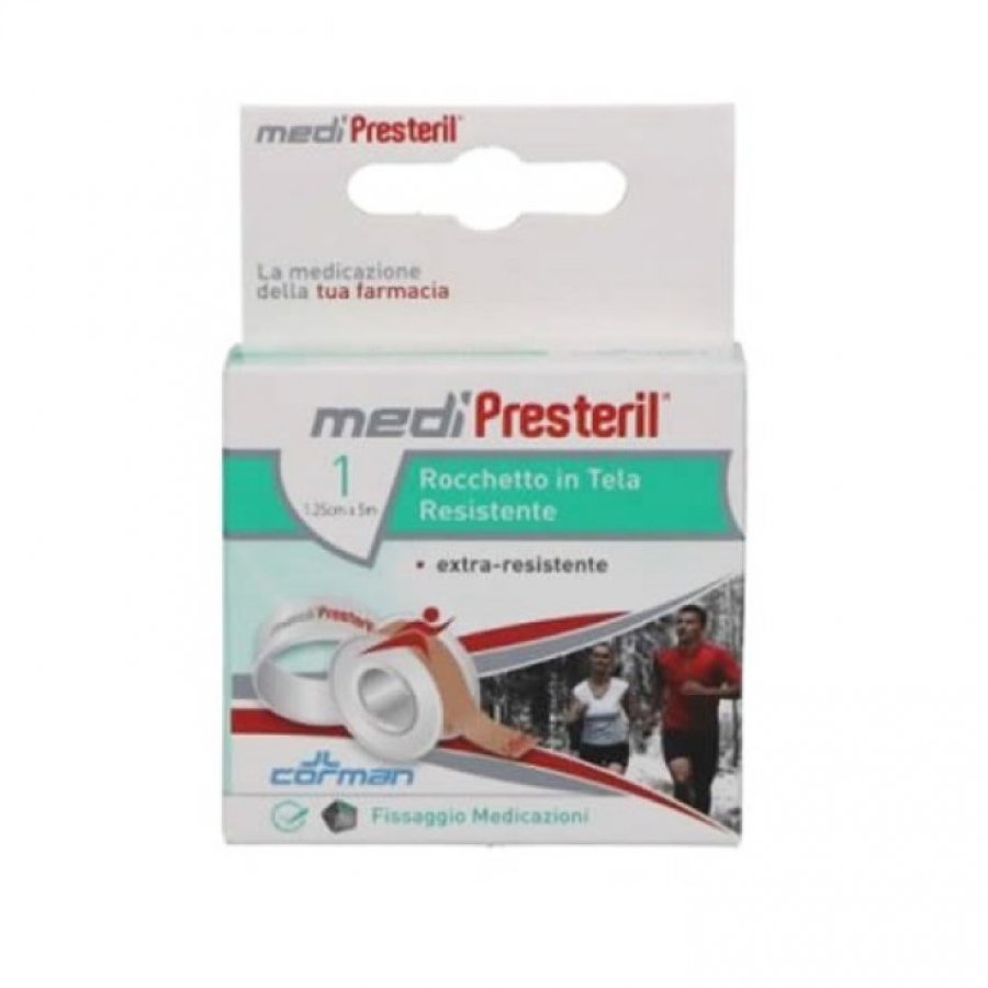 Medipresteril Cerotto In Rocchetto In Tela Resistente 1,25cmx5m - 1 Pezzo