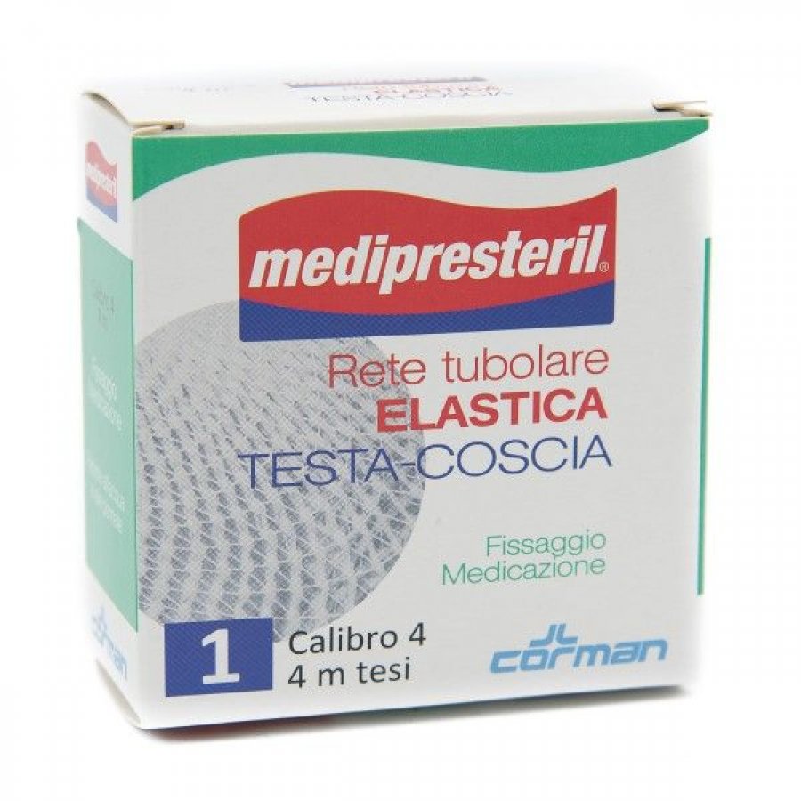 Medipresteril Rete Tubolare Elastica Calibro 4 per Testa e Coscia - 4 Metri