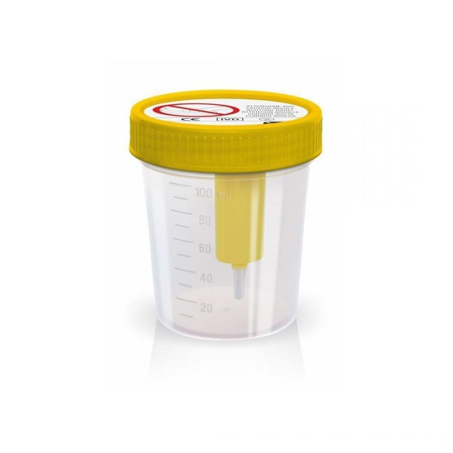 Contenitore Urina Sterile Medipresteril con Sistema Transfert per Provette Sottovuoto - Facilita la Raccolta e la Conservazione, 1 Pezzo