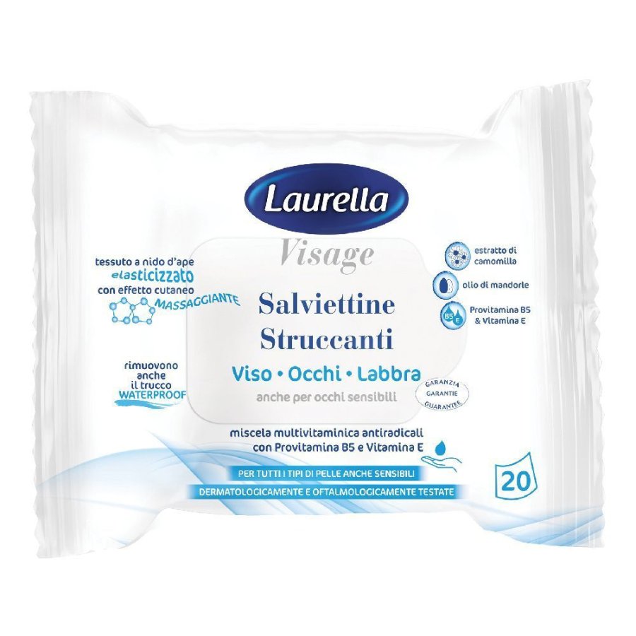 Laurella, Salviettine Struccanti, 20 Salviettine