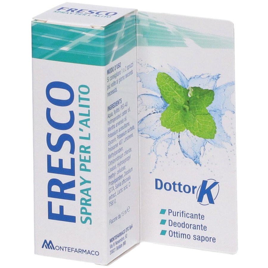 Dottor K Fresco Spray per l'Alito, 15 ml