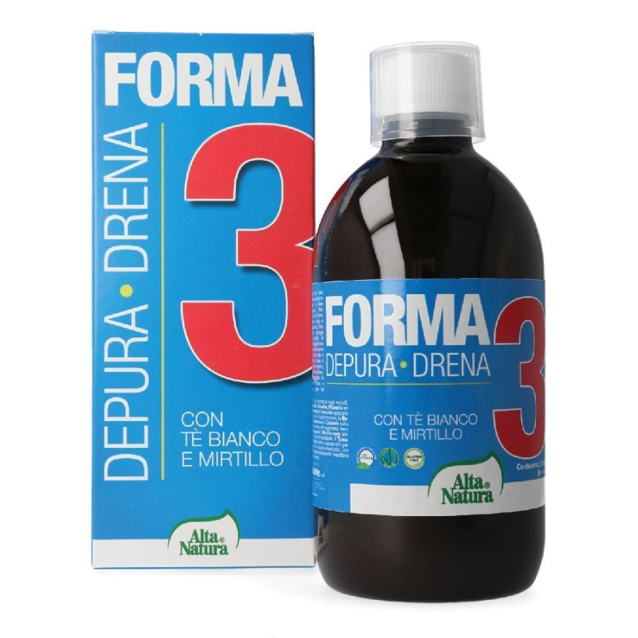 Alta Natura, Forma 3 Drena/Depura Soluzione Orale, 500 ml