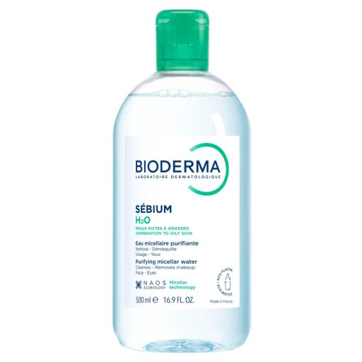 BIODERMA Sebium H2O Soluzione Micellare Detergente Struccante Pelle Mista 500 ml BIODERMA Sebium H2O Soluzione Micellare Detergente Struccante Pelle Mista 500 ml