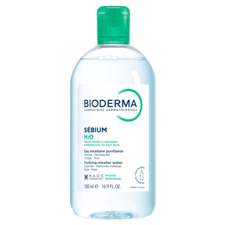 BIODERMA Sebium H2O Soluzione Micellare Detergente Struccante Pelle Mista 500 ml
