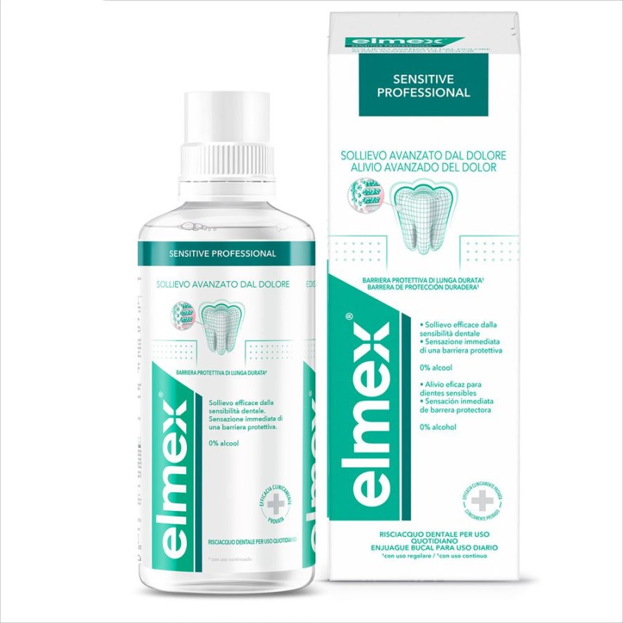 Elmex Sensitive Professional Collutorio, 400 ml