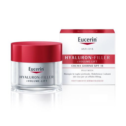 Eucerin Hyaluron-Filler + Volume-Lift - Crema Giorno per Pelli Secche, 50ml