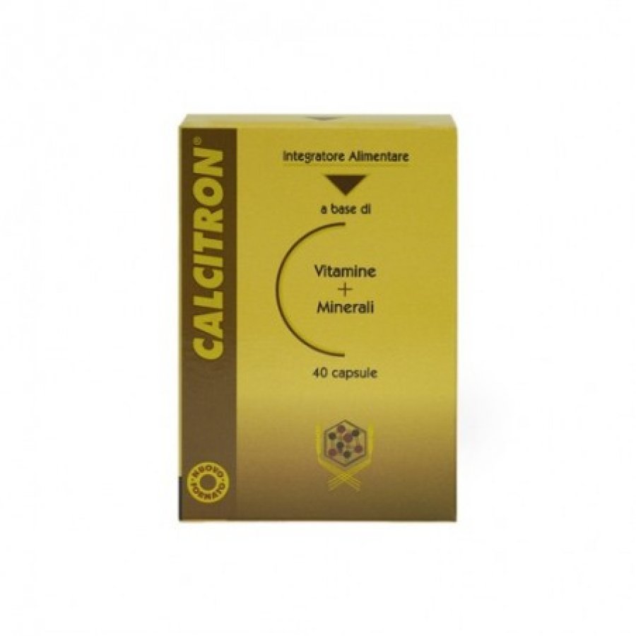 Piemme Pharmatech Calcitron Integratore Alimentare - 40 Capsule