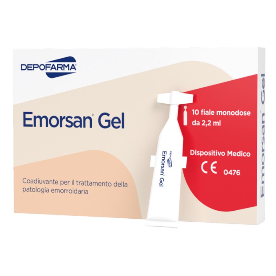 Emorsan Gel, 10 fiale monodose da 2,2 ml Emorsan Gel, 10 fiale monodose da 2,2 ml