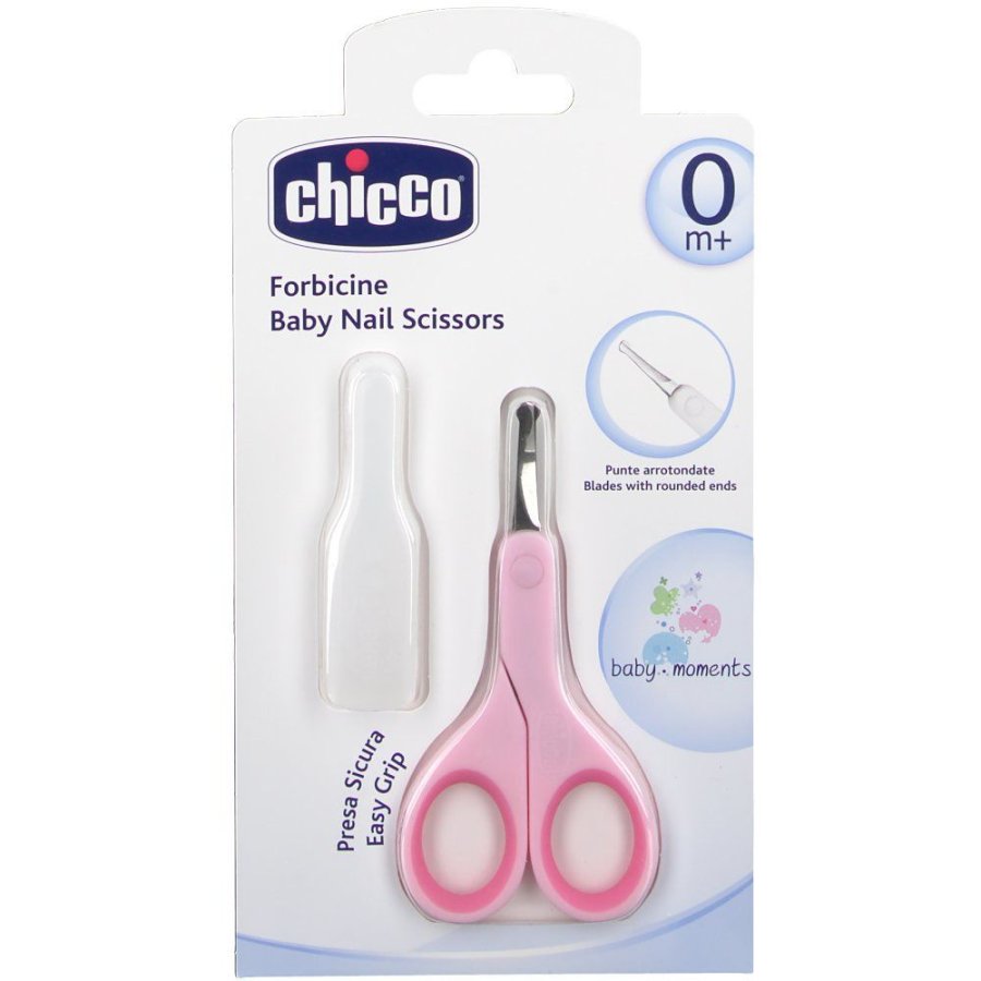 Chicco Forbicine per Bambini con Punte Arrotondate Colore Rosa, 1 Pezzo