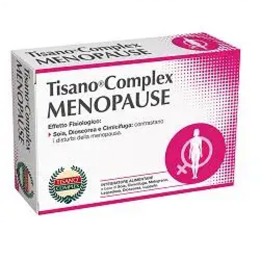 Tisano Complex Menopause 30 Compresse - Integratore per il Benessere durante la Menopausa