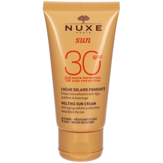 Nuxe Sun Crema Solare Fondente Alta Protezione Viso SPF30 50ml