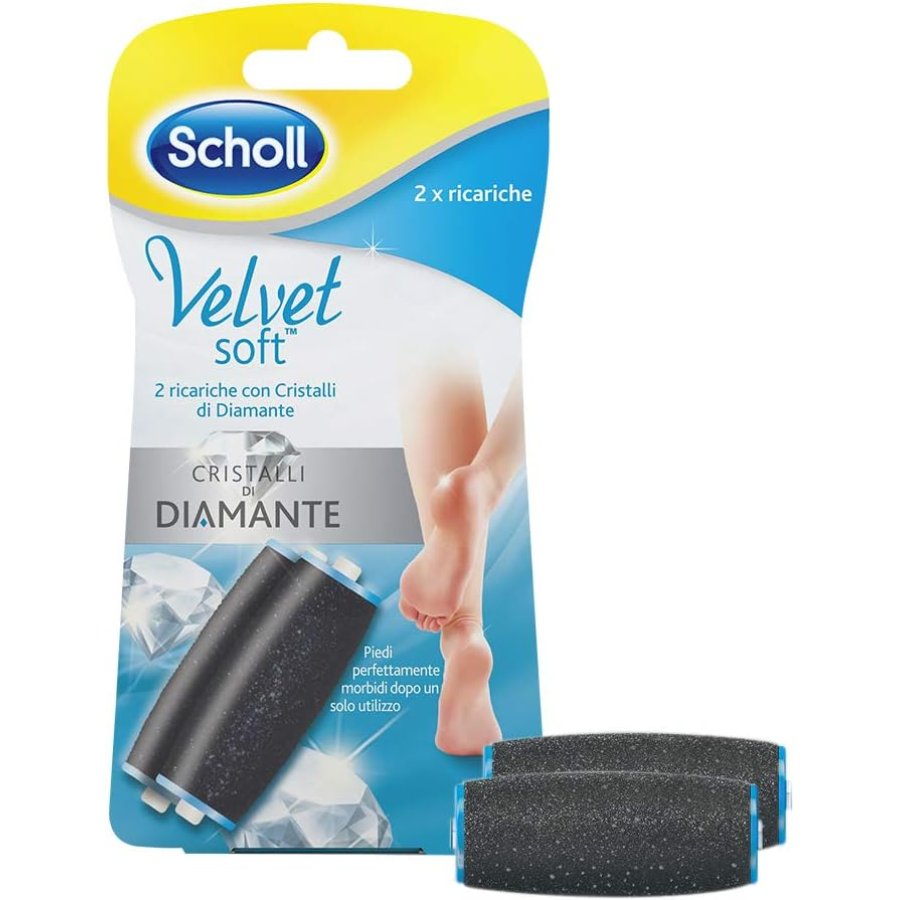 Velvet Soft 2 Ricariche Roll Professionale Scholl, 2 Pezzi