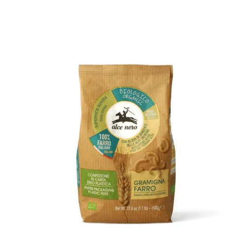 Alce Nero, Gramigna di Farro Bio, 500g