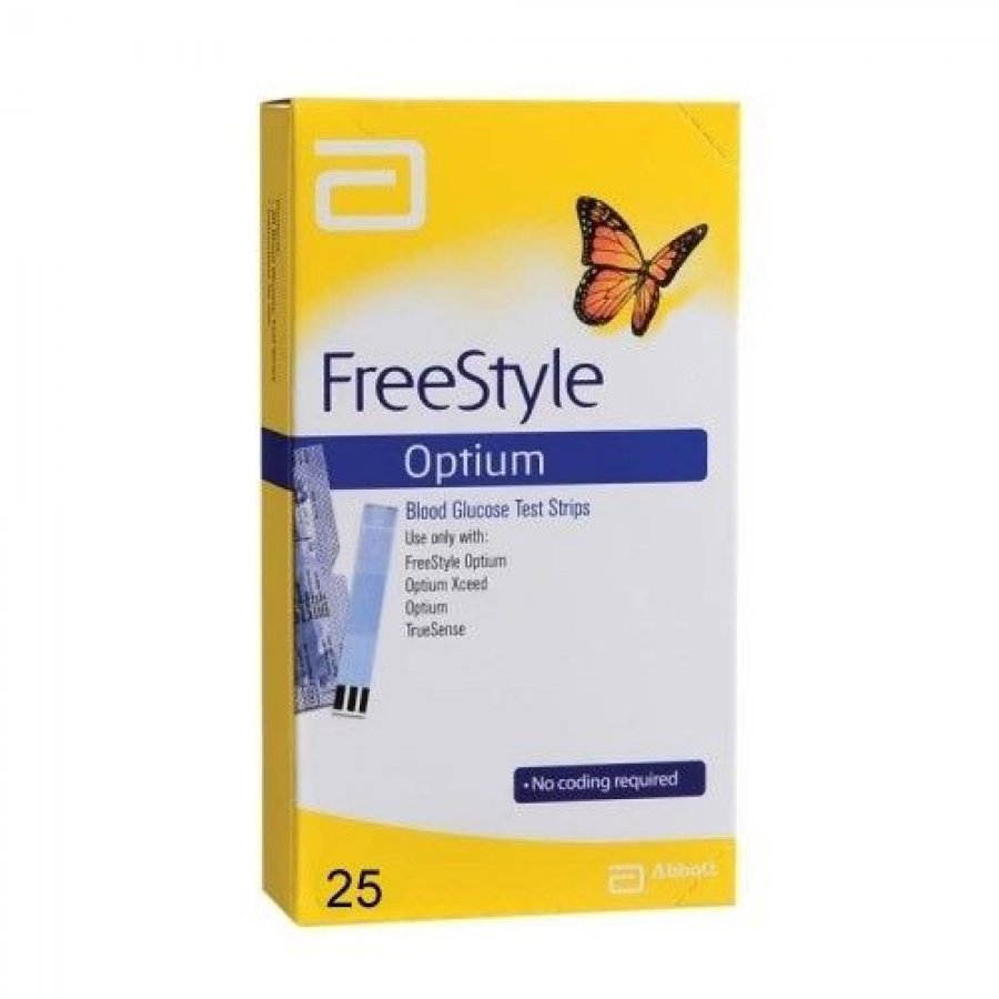 Freestyle Optium Test Strips 25 Strisce