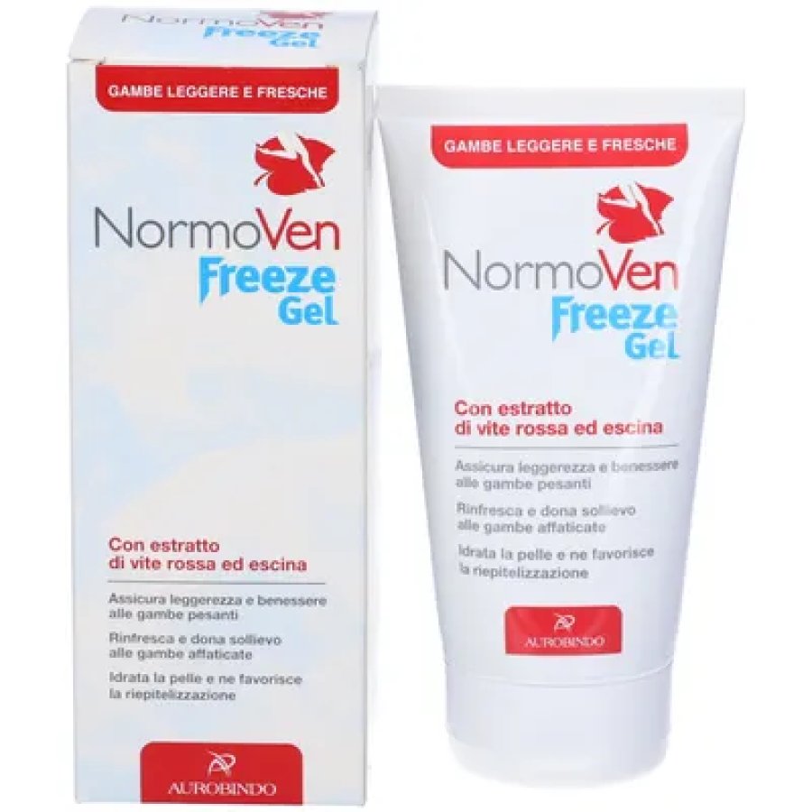 NormoVen Freeze Gel 150ml - Gel Rinfrescante con Vite Rossa ed Escina
