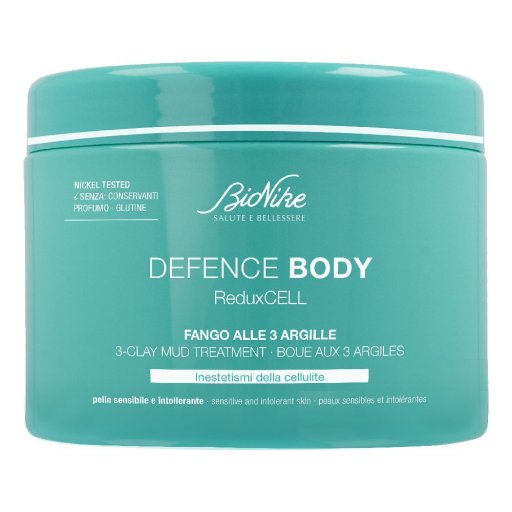 Bionike, Defence Body ReduxCELL Fango Anti-Cellulite Alle 3 Argille, 500 g