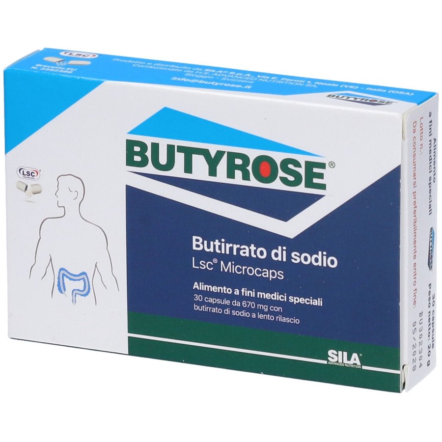 Butyrose, 30 Capsule