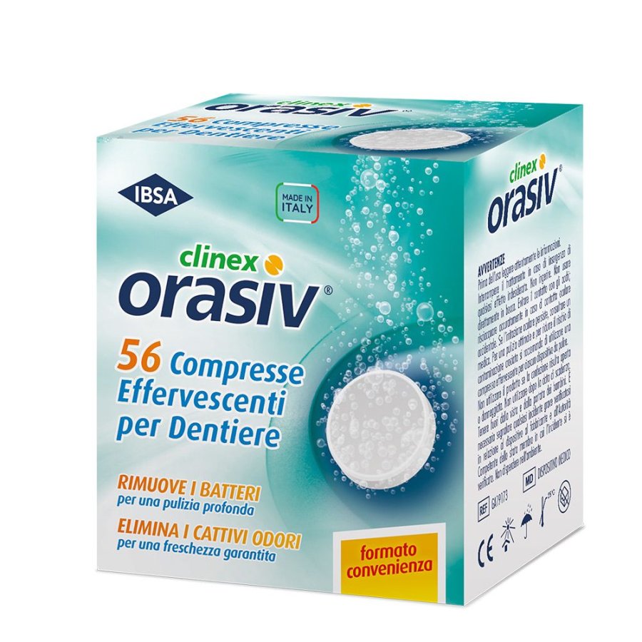 Orasiv Dentiera e Protesi, 56 Compresse Effervescenti Orasiv Dentiera e Protesi, 56 Compresse Effervescenti