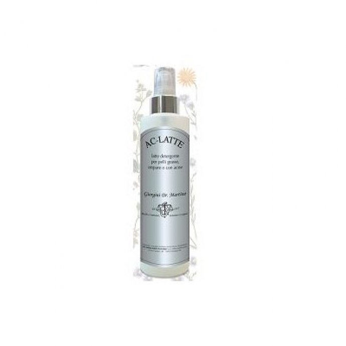 Ac-Latte Latte Detergente 250ml - Latte Detergente Dermopurificante per Pelli Grasse e Impure