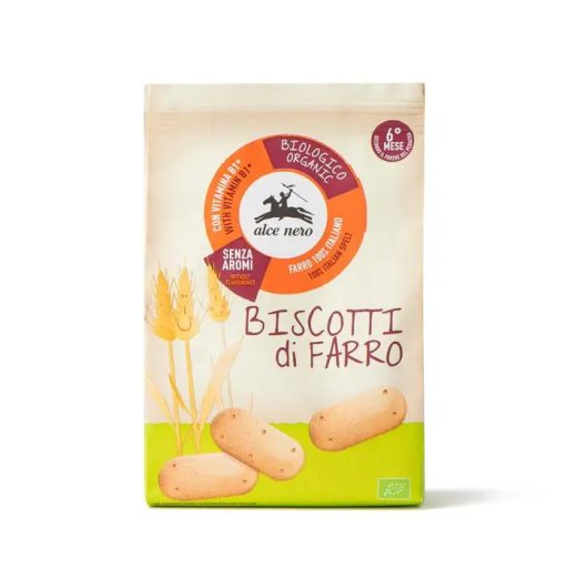 Alce Nero, Baby Food Biscotti Farro Bio, 250g