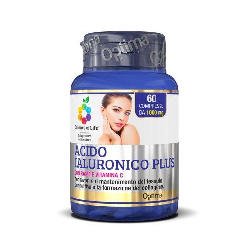Optima Naturals, Colours Of Life Acido Ialuronico Plus, 60 Compresse
