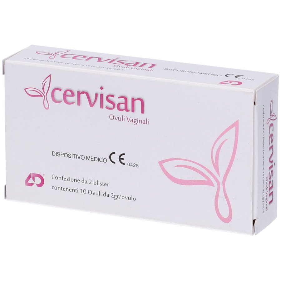 Cervisan Ovuli Vaginali 10 pz - Idratazione, pH e Flora Vaginale