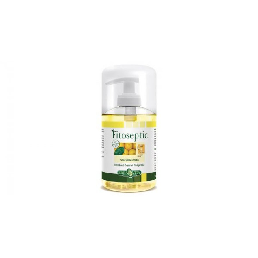 Erba Vita Fitoseptic Detergente Intimo 300 ml - Lenitivo e Rinfrescante con Estratti Vegetali