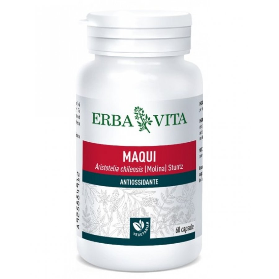 Erba Vita Maqui 60 capsule - Integratore Alimentare Antiossidante