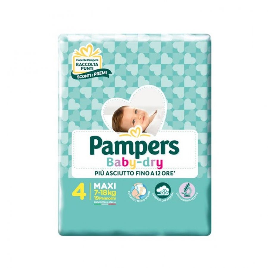 Pampers Baby Dry Maxi - 7-18Kg - 19 Pannolini