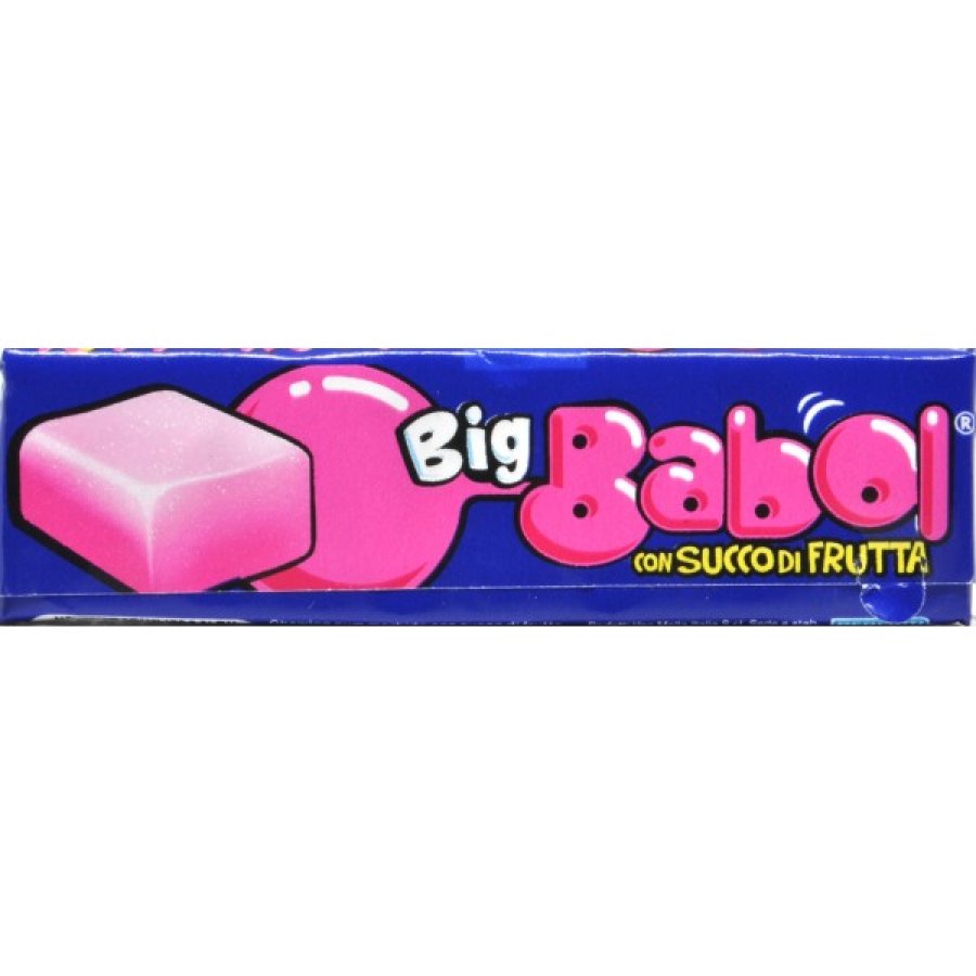 Big Babol Chewing Gum Fragola, 37 g