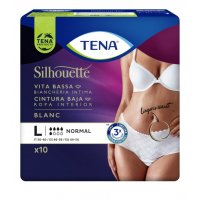 Tena Lady Pants Discreet L 10 Pezzi - Mutandine Assorbenti per Donne con Design Femminile e Traspiranti