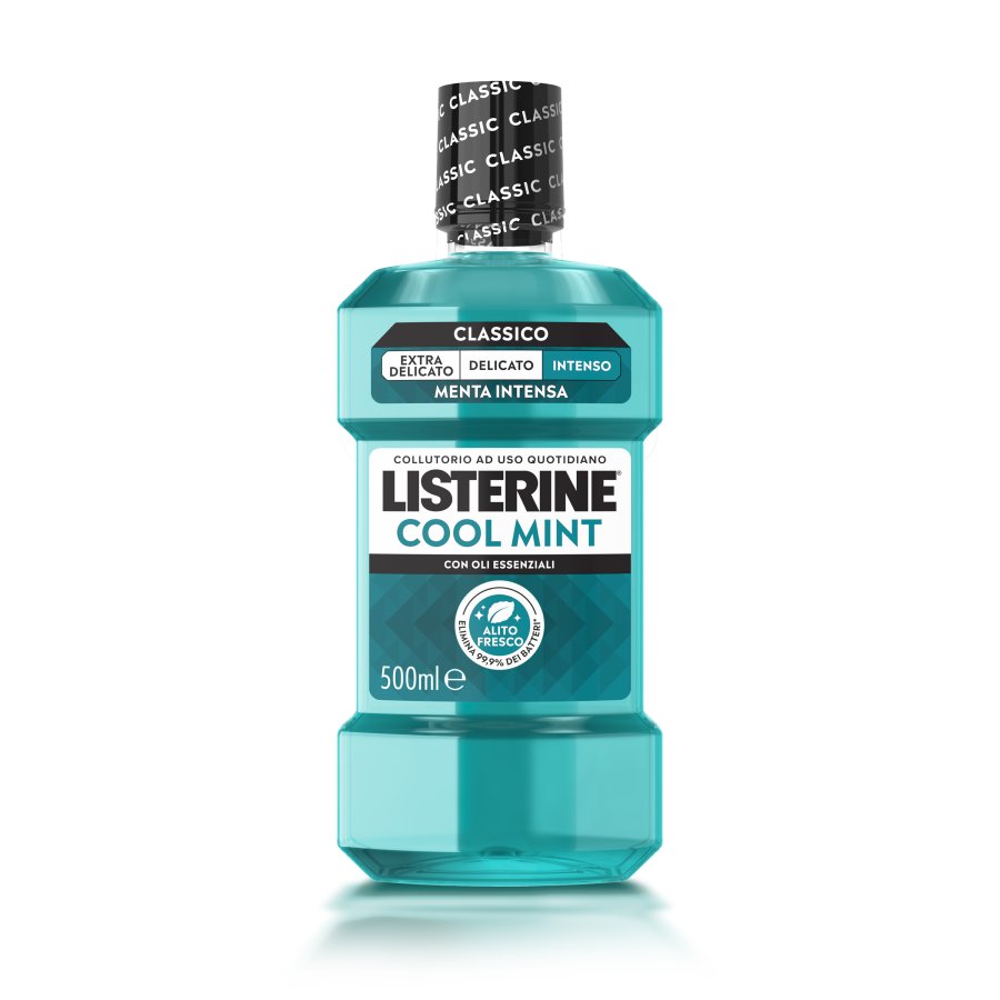 Listerine Coolmint Collutorio Antibatterico, 500 ml
