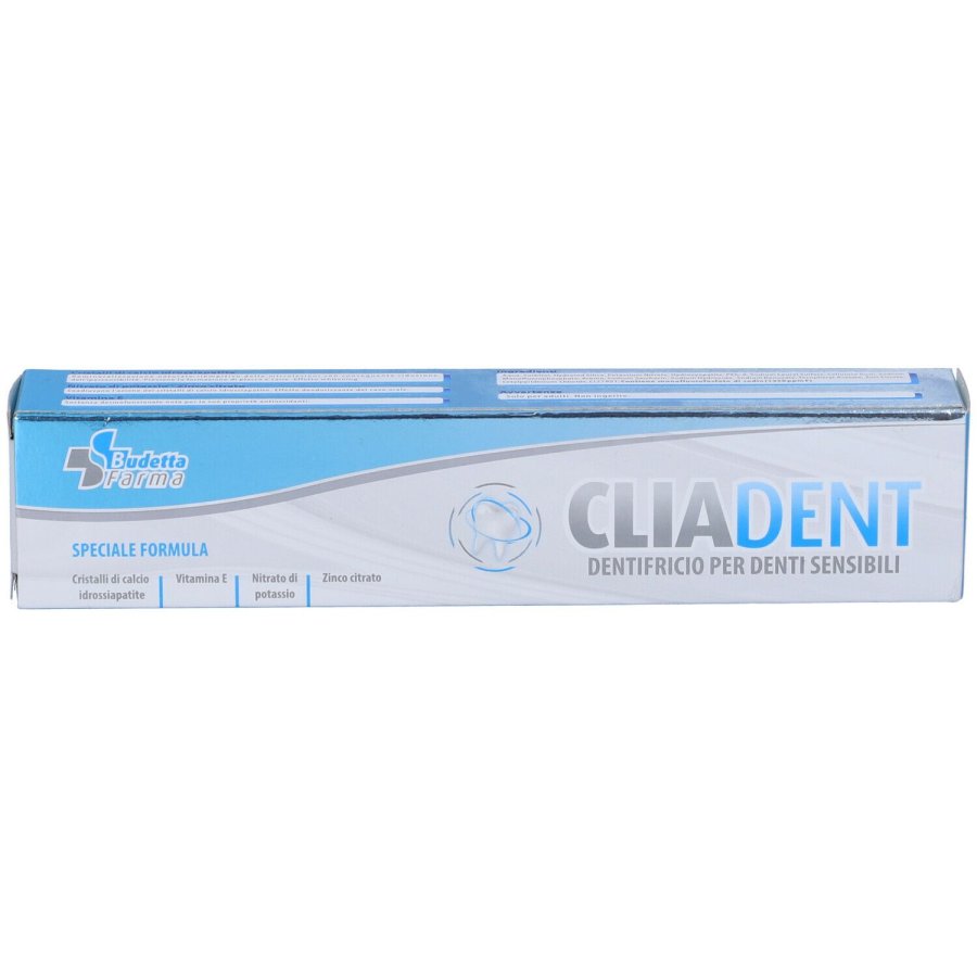 Budetta Farma, CliaDent Dentifricio Denti e Gengive Sensibili, 75 ml