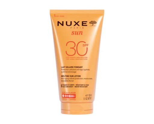 Nuxe Sun Latte Solare Fondente SPF30 150 ml – Alta Protezione Viso e Corpo Anti-età