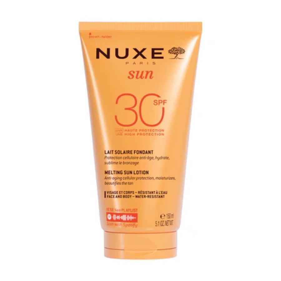 Nuxe Sun Latte Solare Fondente SPF30 150 ml – Alta Protezione Viso e Corpo Anti-età