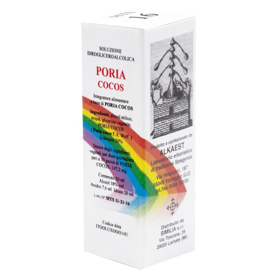 Alkaest, Poria Cocos Gocce MTS16, 20 ml