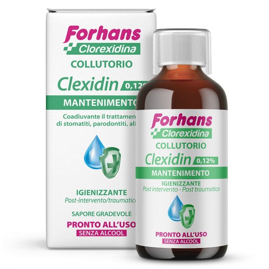 Forhans - Collutorio Clexidin 0,12 Senza Alcool 200 ml
