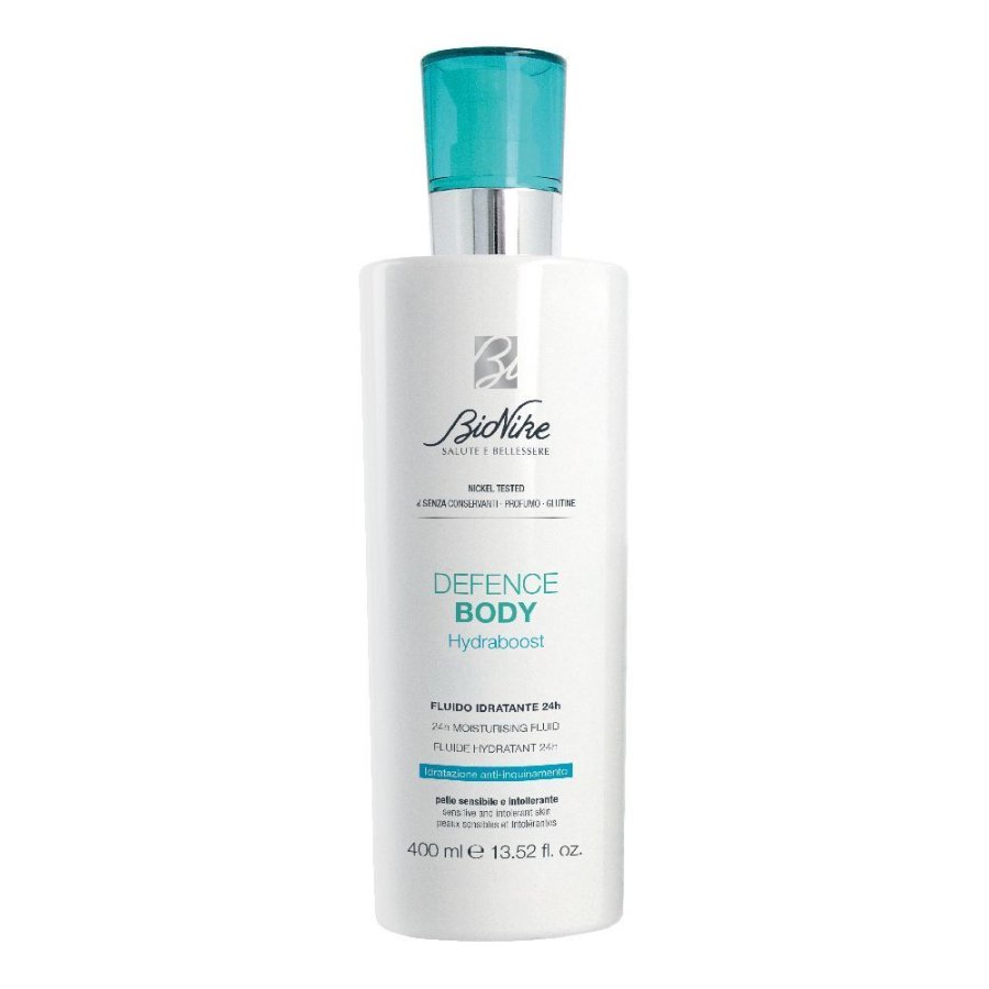BioNike Defence Body, Hydraboost Fluido Idratante Multiattivo, 400 ml