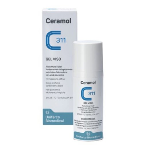 Ceramol 311 Gel Viso 50ml - Idratazione Profonda e Protezione